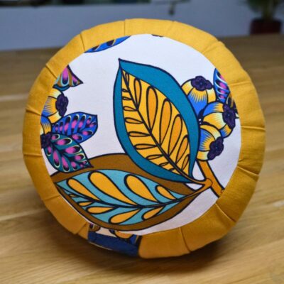 Zafu Kapok Hoali by VH Gardenland jaune d'or, face