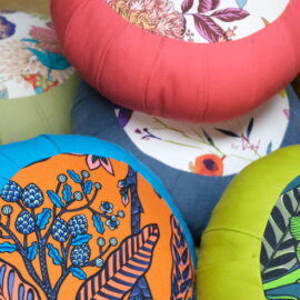 Comment nait un coussin Hoali by VH zafu personnalisé sur mesure