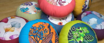 Comment nait un coussin Hoali by VH zafu personnalisé sur mesure